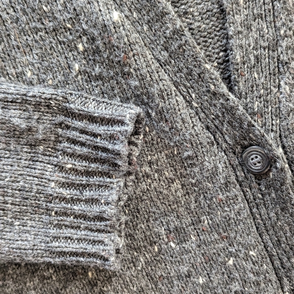 Long Heather Grey Cardigan/Duster - Picture 2 of 3